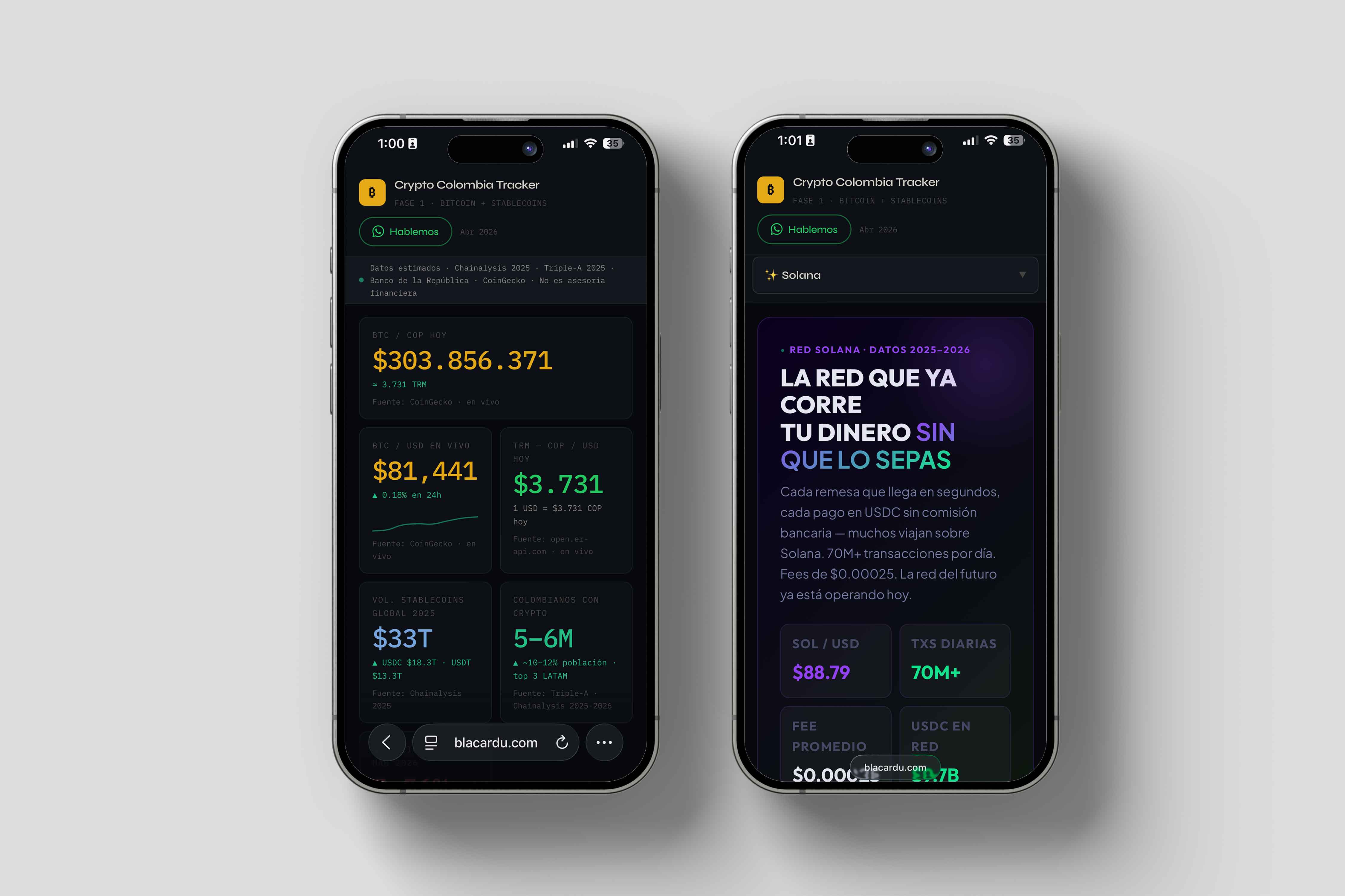 ¿Bitcoin es invisible? Creé un Crypto Tracker para Colombia tras un reto familiar